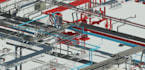 model mep design to revit model with good quality