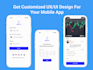 design mobile app UI UX design in figma