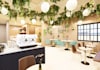 do interior rendering with cinematic lighting and materials