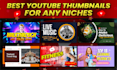 make clickbait youtube thumbnail plus free view boosting consultancy