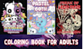 make coloring book cover design and interior for amazon kdp