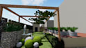 design landscape, backyard and front yard