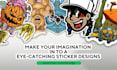 draw custom cartoon sticker design, clip art and vinyl