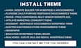 install all original premium wordpress theme and plugins