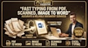 do fast typewrite copy from pdf, scanned, image to word
