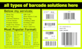 design isbn, barcode, label, sticker with logo in 1 hour