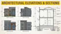 convert PDF or sketch to autocad 2d floor plan house plans