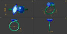 make 3d jewelry rendering assets for your website