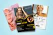 design a luxury spa, massage, wellness, and beauty salon menu or skincare flyer