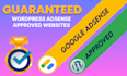 develop google adsense approval wordpress websites on niches