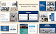 design powerpoint template real estate, company presentation