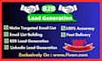 do b2b lead generation, email list, and linkedin lead generation