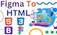 convert figma to html css bootstrap responsive website