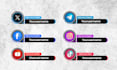 make unified youtube and social media lower thirds animation