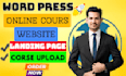 create design lms elearning course selling website