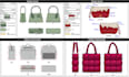 create handbags, wallets, purses, and backpack designs and make tech pack