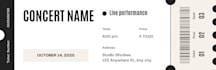 design custom tickets for a concert, event, or flight