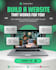 build responsive, static website or HTML,CSS portfolio website and landing page