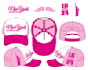 create design of trucker hat, snapback, dad hat