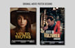 design a premium movie poster and film poster