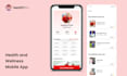 develop a health care, wellness and fitness app with website