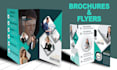 design business brochure bifold, trifold and marketing flyer