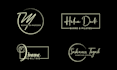 do hand writing, unique, cursive, and luxury, autograph logo