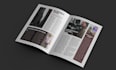 do best magazine layout creative cover design in indesign