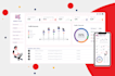 design a modern dashboard UI UX for your web app in figma