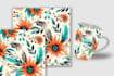 create unique fabric design and seamless pattern design, textile prints