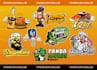 design a creative cartoon mascot logo