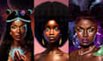 draw beautiful african american character illustration