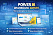 build an interactive power bi dashboard for sales, finance or operations