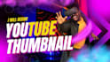 design amazing youtube thumbnail