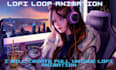 create anime unique lofi animation,lofi loop animation