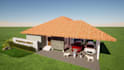 do 3d architectural or structural model by revit