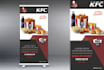design retractable roll up banner,  modern billboard, signage