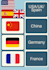 transcription in spanish, french, german, chinese, english