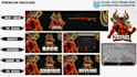 create full branding animated stream overlay, twitch, kick