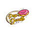 design acknowledged and trusted pops donuts logo