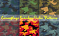 design a unique seamless camouflage pattern for you