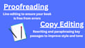 proofread and copy edit your book manuscript