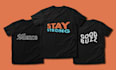 create typography t shirt design for print
