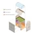 create a site analysis mapping diagra axonometric view