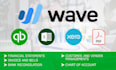 do bookkeeping, bank reconciliation, and profit and loss in wave