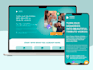 design a responsive website layout with components in figma