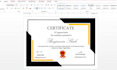 design any professional certificate templates