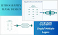 make 3d models and lithography mask design layout