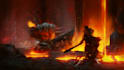 draw concept art of the character and environment