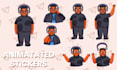 draw and animate custom telegram and 2g game stickers